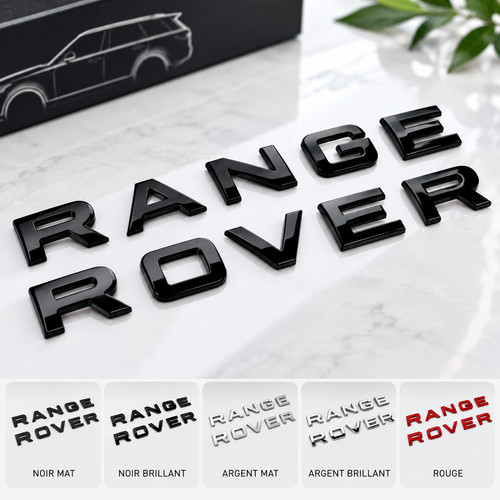 Lettres range rover - range, 3d