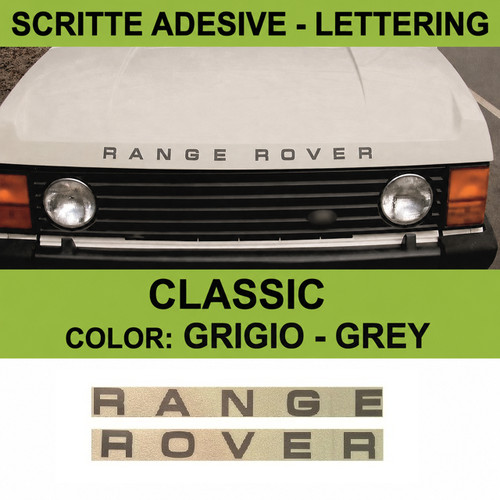 Scritta adesiva range - adesiva,